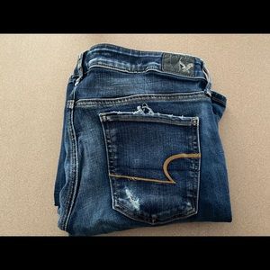 American Eagle ripped jeans